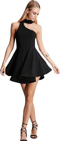 Skater Black Dress