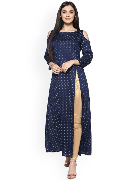 Cold-Shoulder Kurta