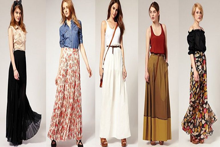 long skirt and top designs