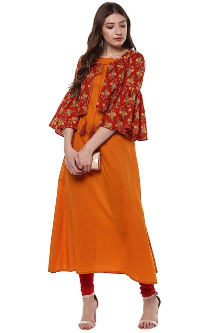 6 Different Ways to Style Kurti with Jackets  Types 