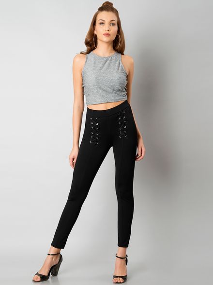 Jeggings with Crop Top