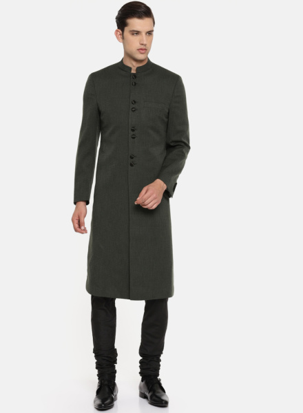 Classic Black Sherwani