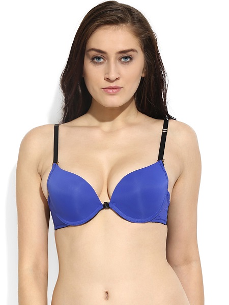 Wirefree Darted Cup Front Open Bra