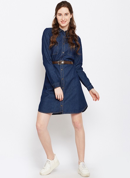 Denim dress1