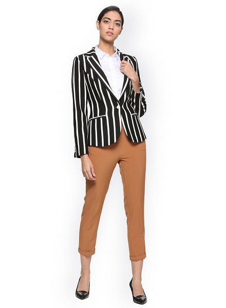 Striped Blazer