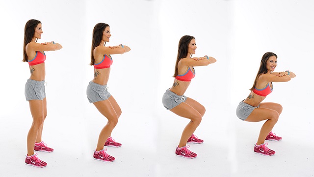 Squats For Reducing Thigh And Glutes Fat