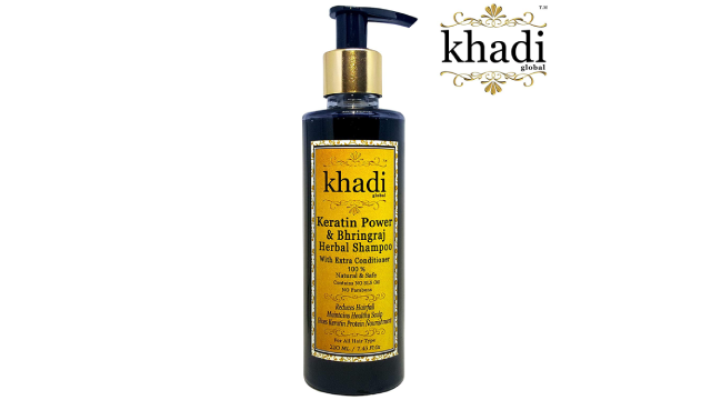 Khadi Global Keratin Power and Bhringraj Herbal Hair Shampoo