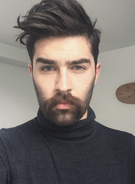 Hairstyle With Beard Mens Hairstyle and Beard Style  Lifestyle Fun