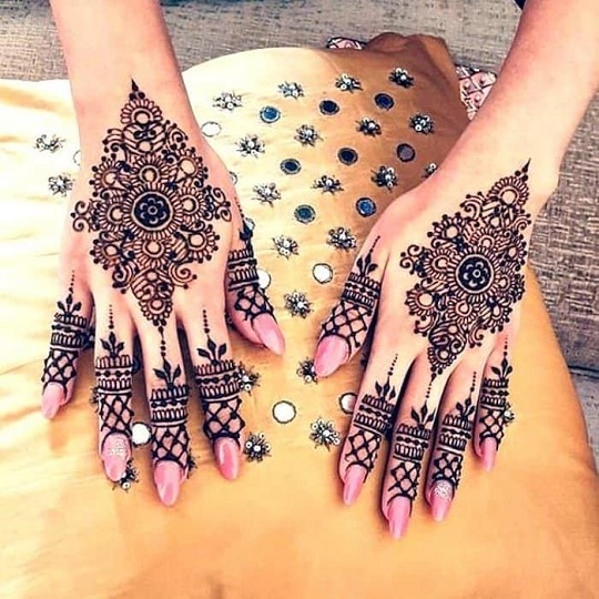 Full Hand Mehandi Designs 🥰 simple mehandi Design Images • Anaya Yadav  (@anaya8103) on ShareChat