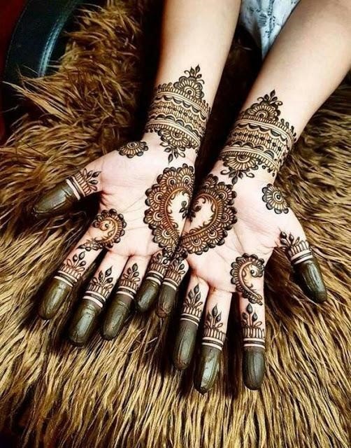 27+ Half Hand Mehndi Designs For Brides & Bridesmaids That Are Simply Whoa!  | Indian mehndi designs, Stylish mehndi, Mehndi designs for girls