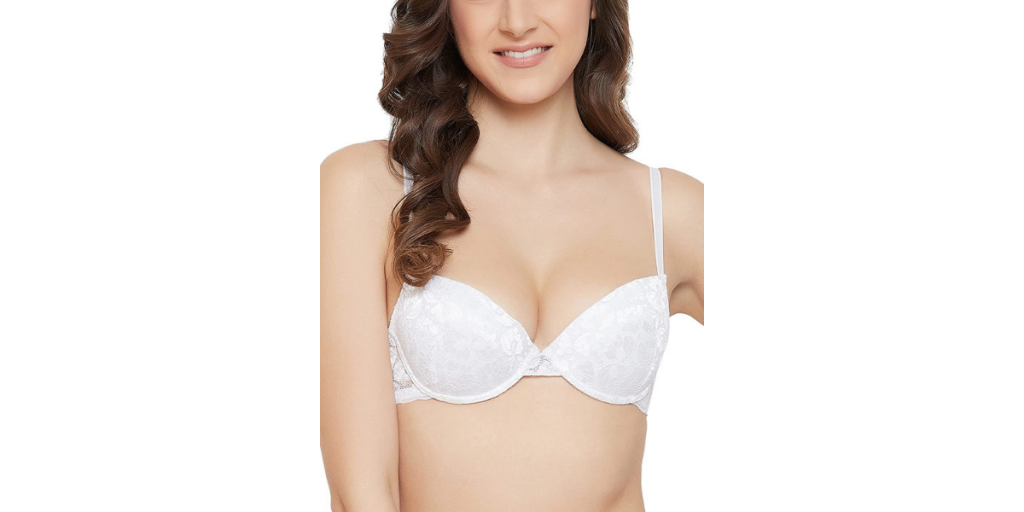 Buy Zivame Lace Embrace Strapless Long Line Push Up Bra- Red at Rs